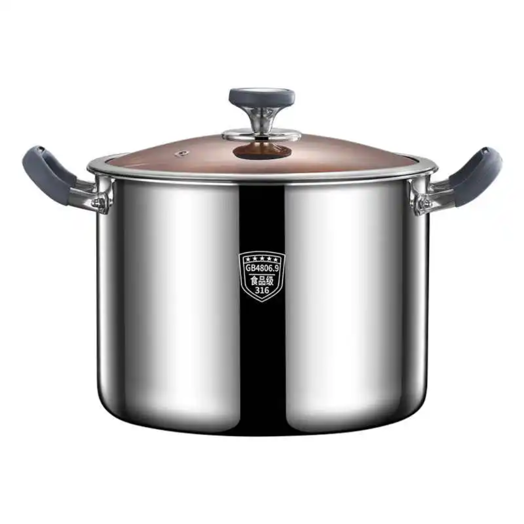 KENGQ 316 Stainless Steel cooking and Soup Pot 34cm / 2.5MM