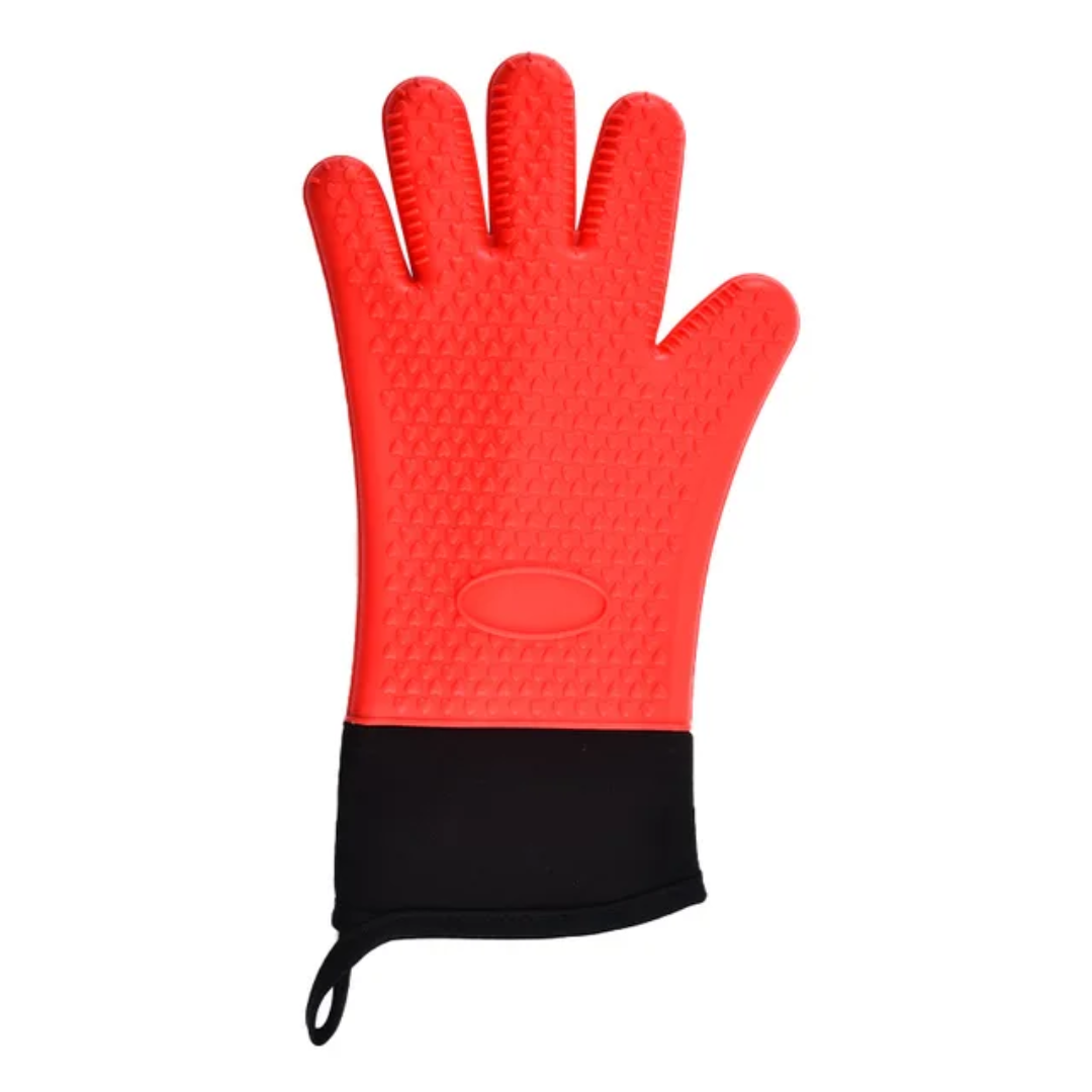 Grill Gloves & Oven Mitts Heat-Resistant – Silicone Cooking & BBQ Glove for Kitchen and Outdoor Grilling