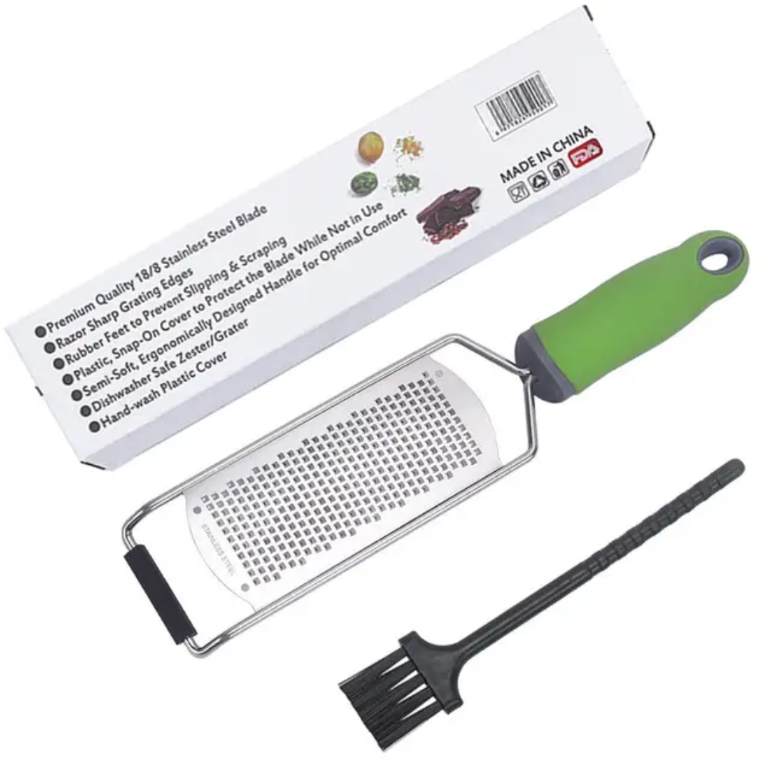 Stainless Steel Citrus Zester & Cheese Grater Set | Premium Quality