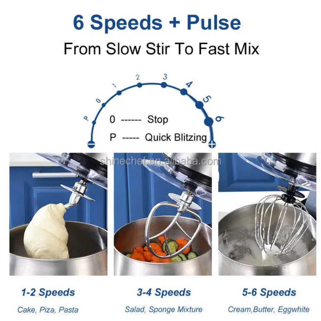 Stand Mixer Ultimate 3-in-1 Multifunctional Stainless Steel