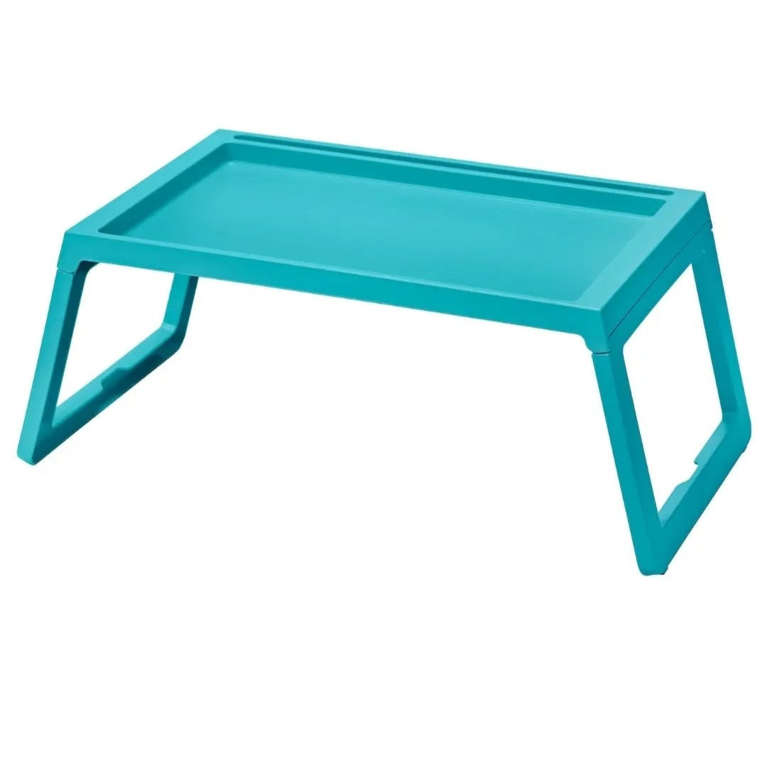 IKEA Bed Tray – Turquoise & White