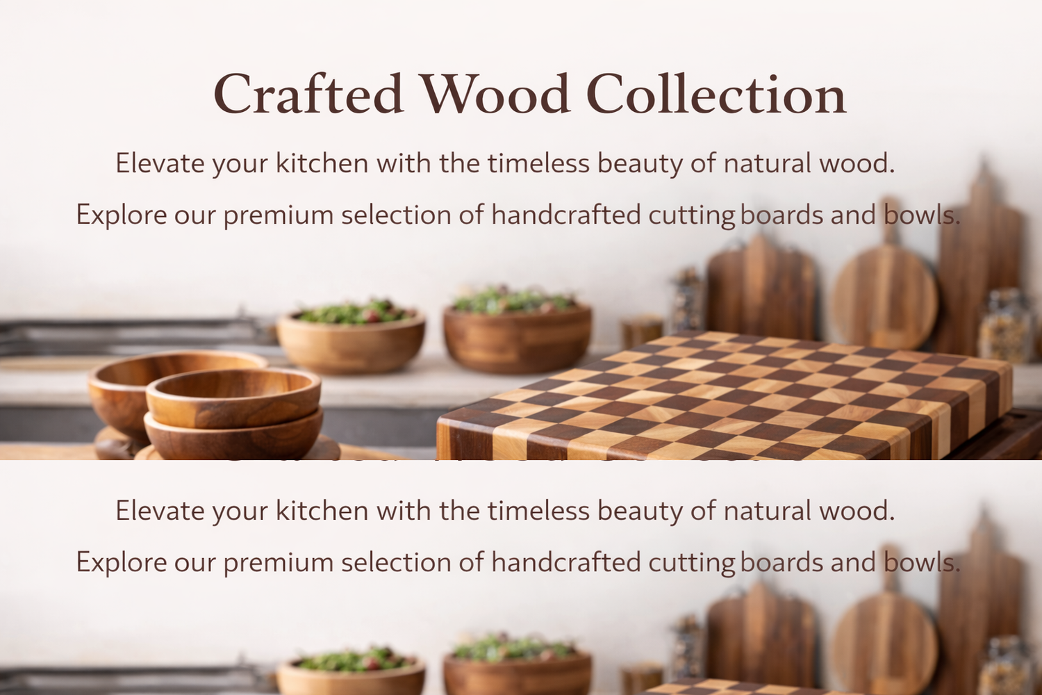 Handcrafted Natural Wood Kitchenware