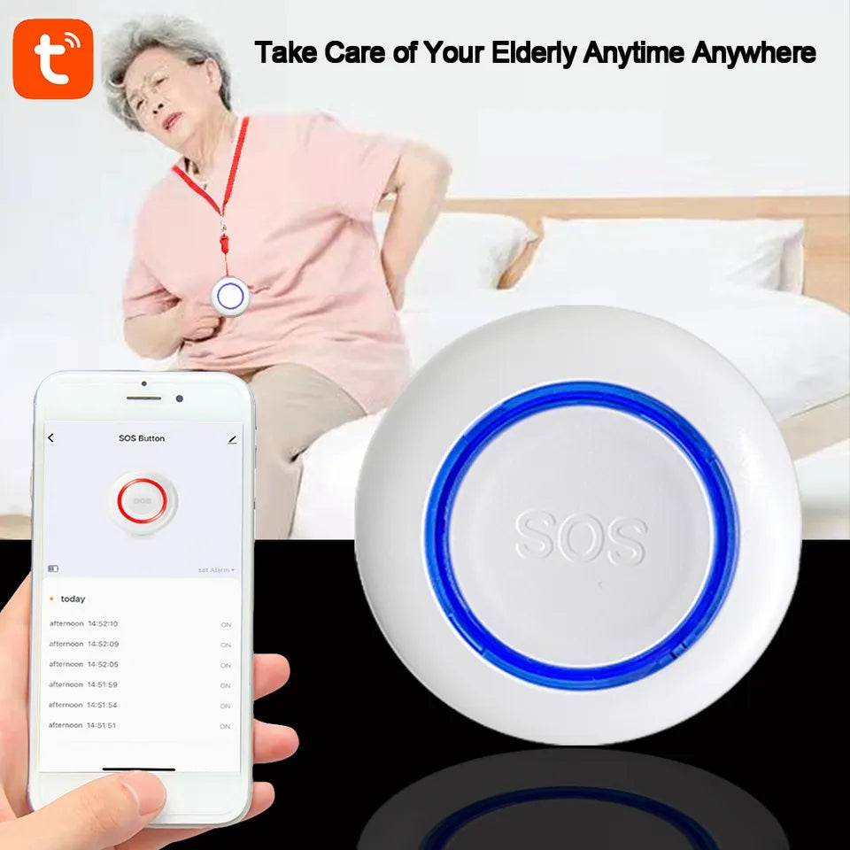 Smart Wireless Wi-Fi Care System – SOS Alert Button for Elderly and Disabled