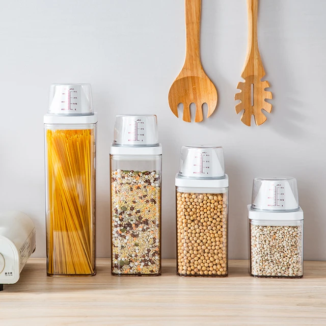 Plastic Seed Storage Containers Set of 4 Sizes for Organized Gardening