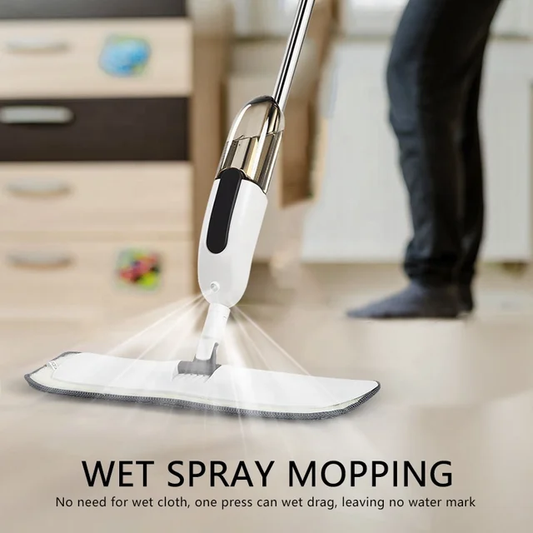 Wet Spray Mop – Quick & Easy Floor Cleaning with Built-In Refillable Bottle