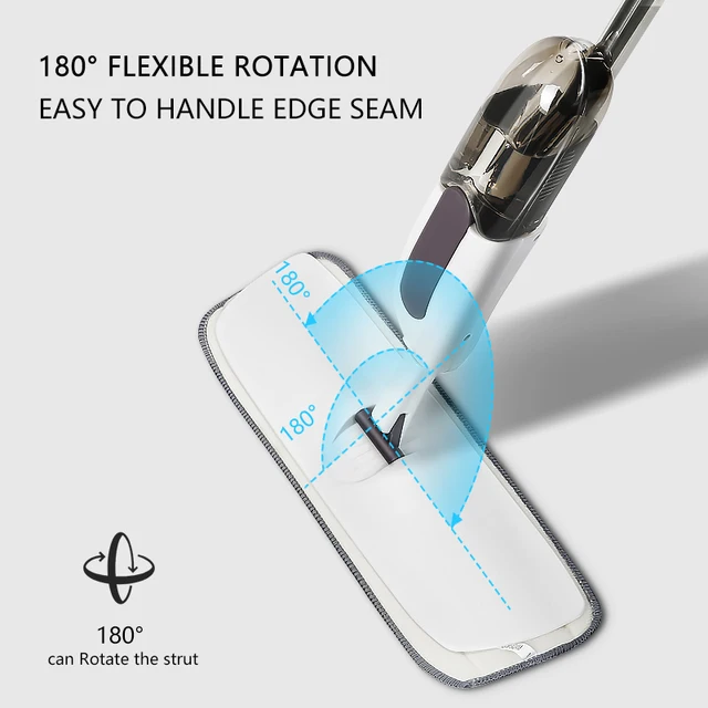 Wet Spray Mop – Quick & Easy Floor Cleaning with Built-In Refillable Bottle