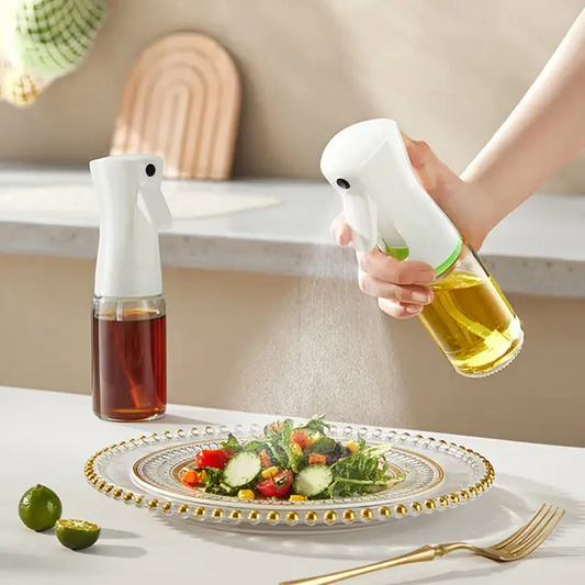 300ml Oil Sprayer for Kitchen Cooking, Oil Dispenser Glass Bottle.