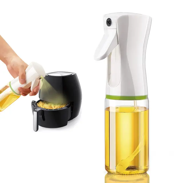300ml Oil Sprayer for Kitchen Cooking, Oil Dispenser Glass Bottle.
