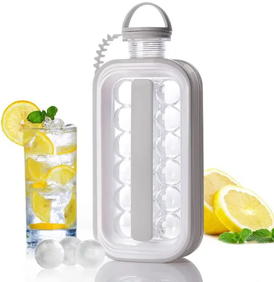 Ice Ball Maker Bottle – BPA-Free Portable Round Ice Cube Mold