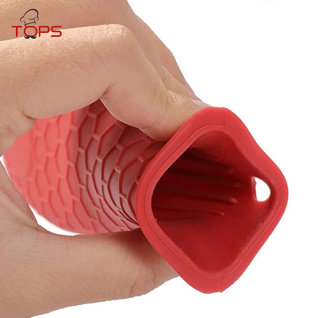 Non-Slip Silicone Hot Handle Holder – Heat-Resistant Grip for Cast Iron Skillets, frying pans