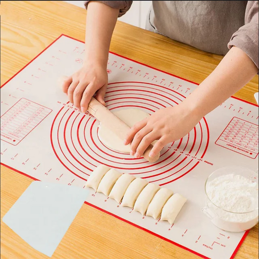 60x40 Non-Stick Silicone Baking Mat Dough rolling Mat kneading Pad Sheet Glass Fiber Rolling Dough Large Size for Cake Macaron Kitchen Tools