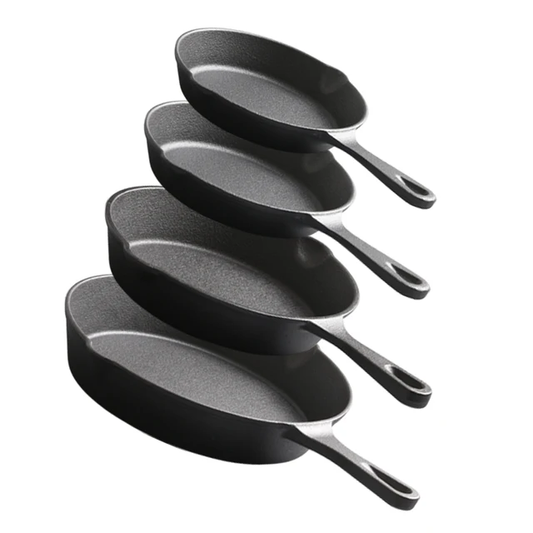 Premium Cast Iron Frying Pan – Non-Stick Skillet for Induction & All Cooktops (16/20/26/30cm)

Perfect for Breakfast, Omelettes, Pancakes & More