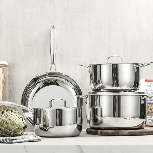 3-Ply Stainless Steel Cooking Set