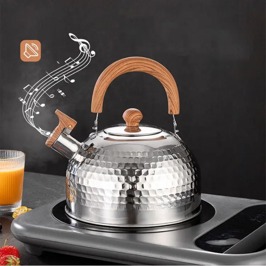 Stovetop Stainless Steel Whistling Kettle – 2L, 3L, 4L
