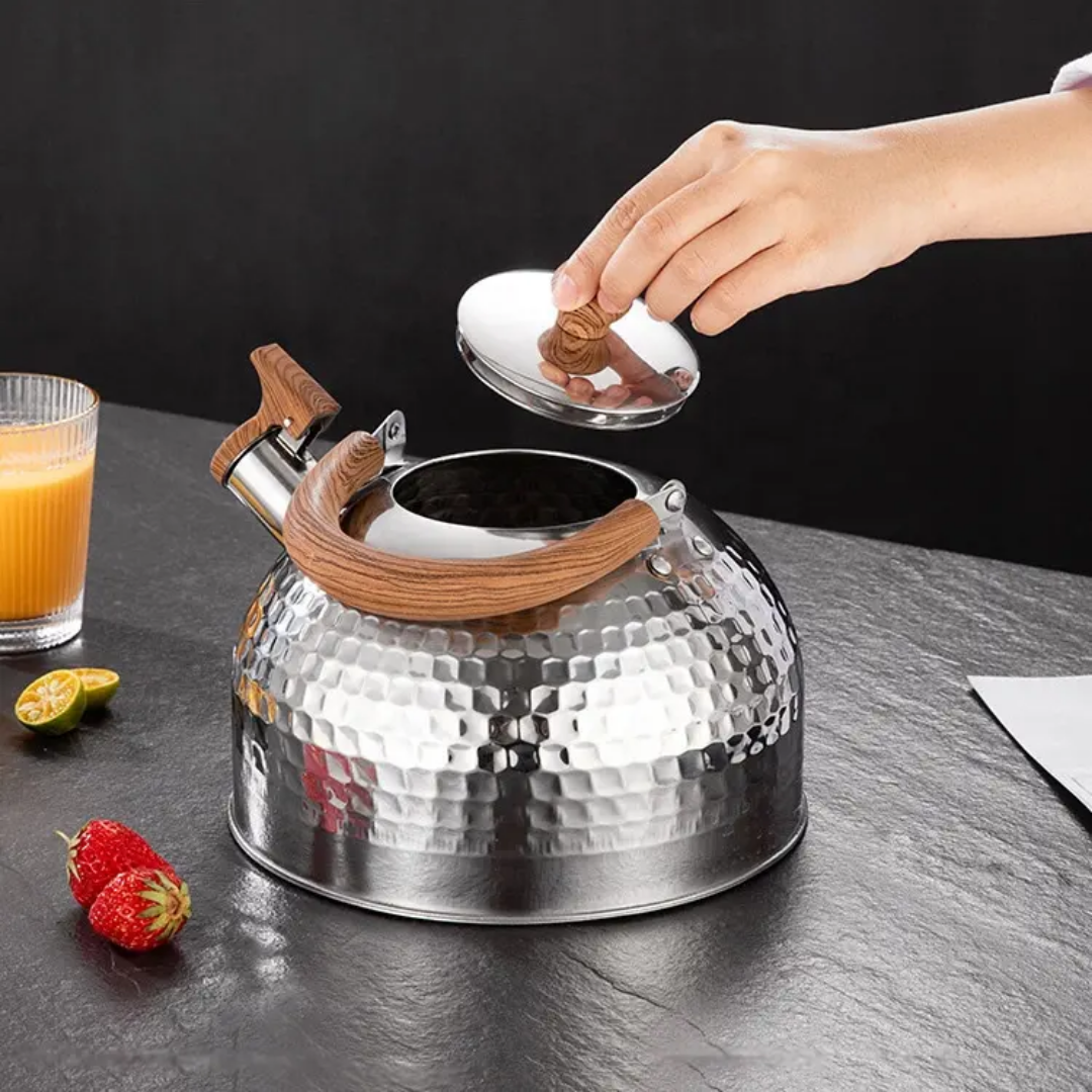 Stovetop Stainless Steel Whistling Kettle – 2L, 3L, 4L