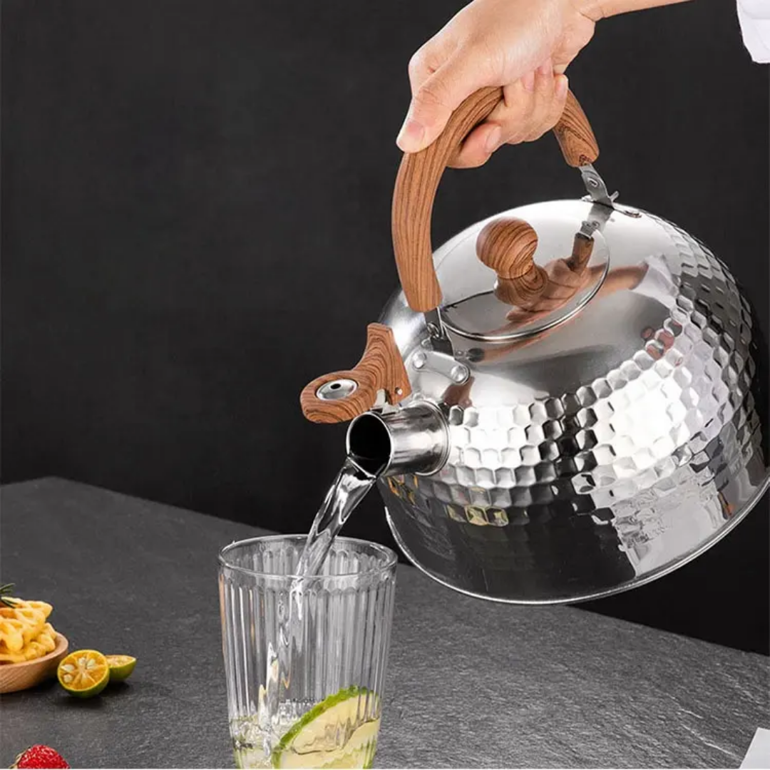 Stovetop Stainless Steel Whistling Kettle – 2L, 3L, 4L