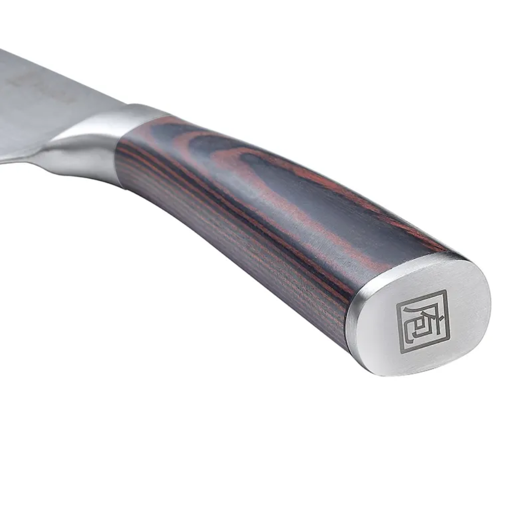 AMZ Best Seller 8 Inch Chef's Knife – Pakkawood Handle & Stainless Steel Blade