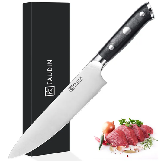 High-Quality 8 Inch Chef Knife – Ultra Sharp High Carbon Stainless Steel with G10 Handle