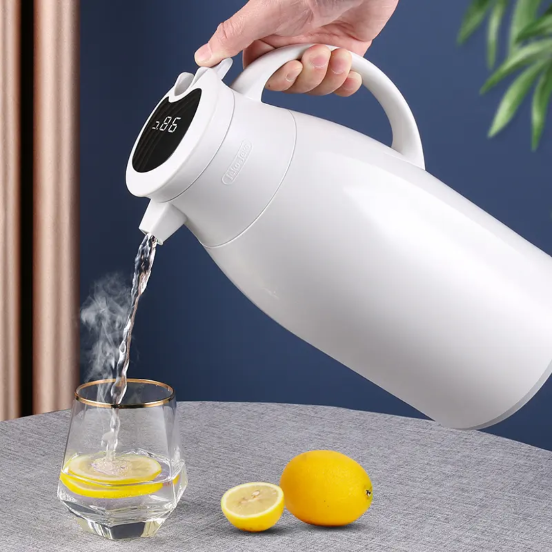 Elegant Digital Vacuum Flask – 1.9L Thermos