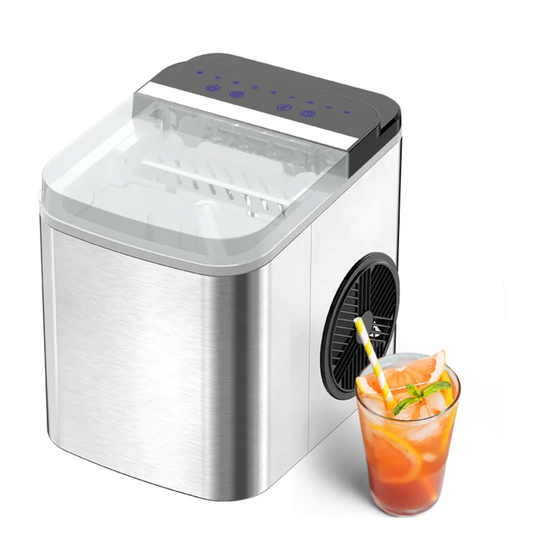 Portable Stainless Steel Ice Maker – 12kg/24h