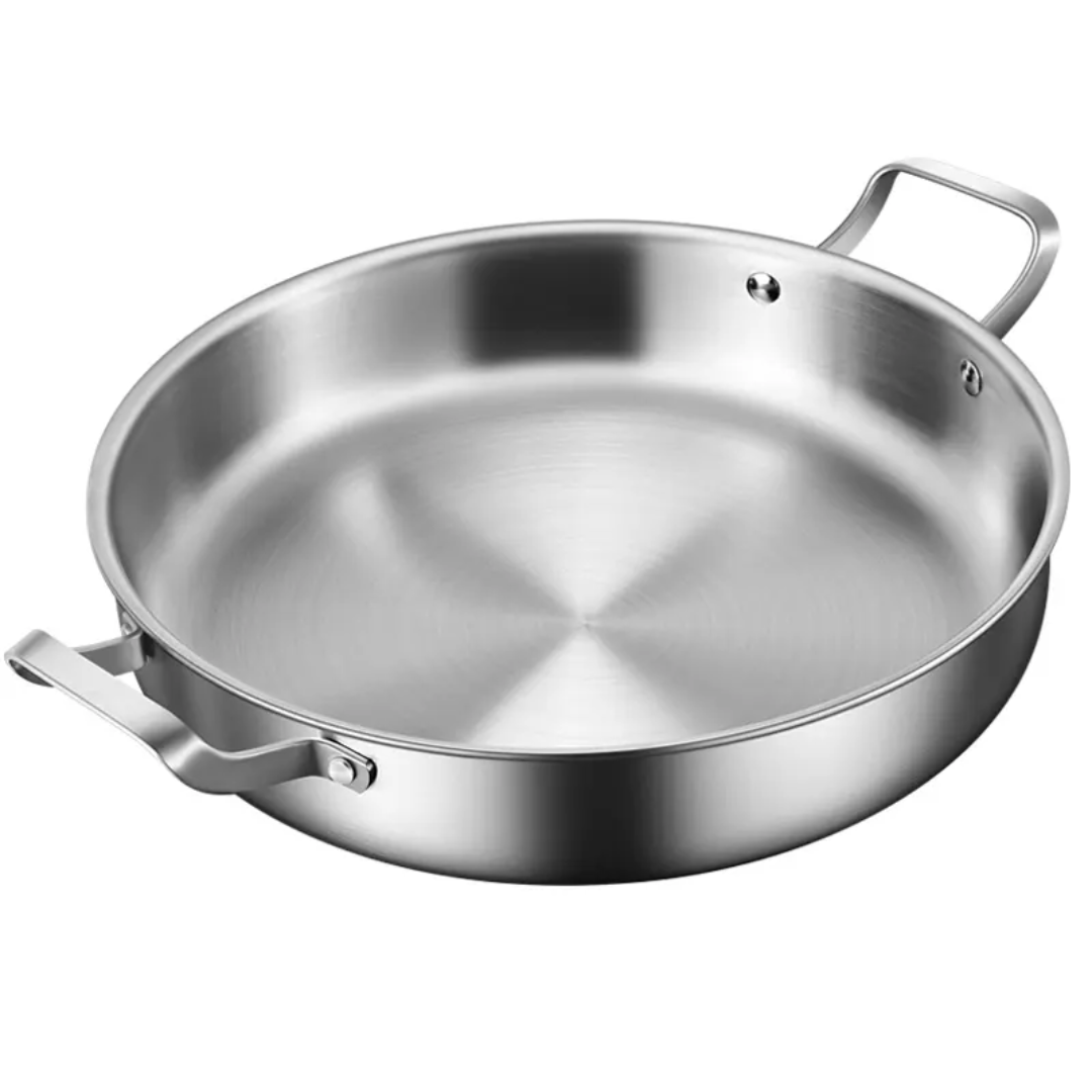 Premium Stainless Steel Cooking Pot – SUS 316 with Glass Lid