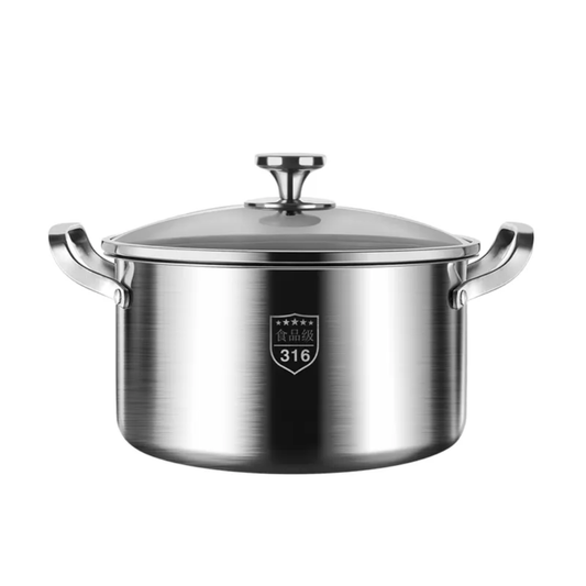KENGQ 316 Stainless Steel Stock & Soup Pot 26cm|28cm|30cm.
