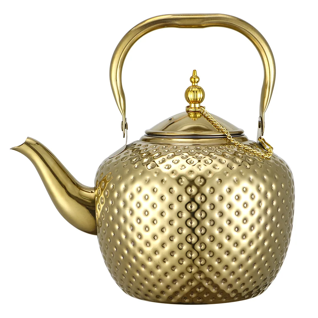 Brew your tea in style with this elegant Stainless Steel Teapot