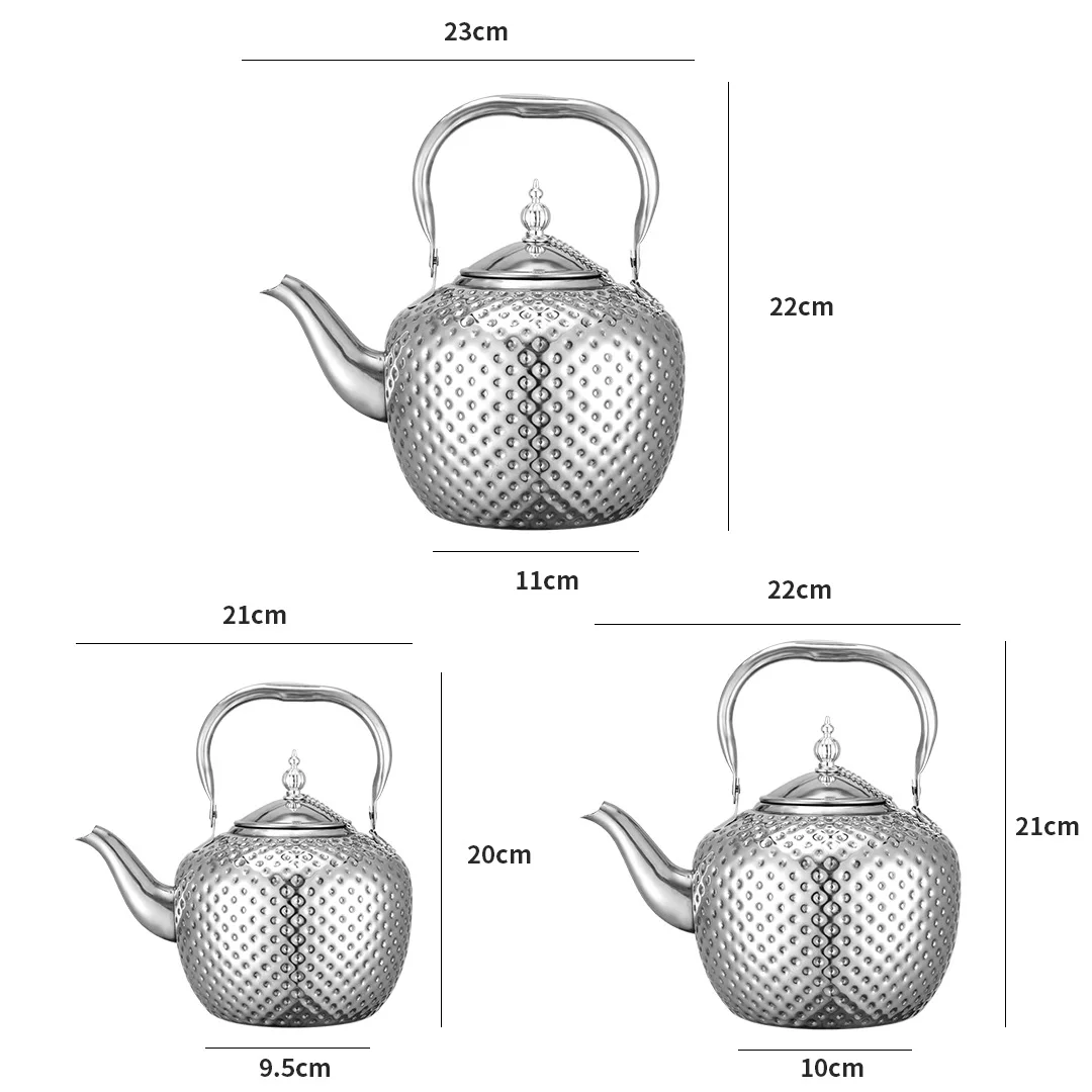 Brew your tea in style with this elegant Stainless Steel Teapot