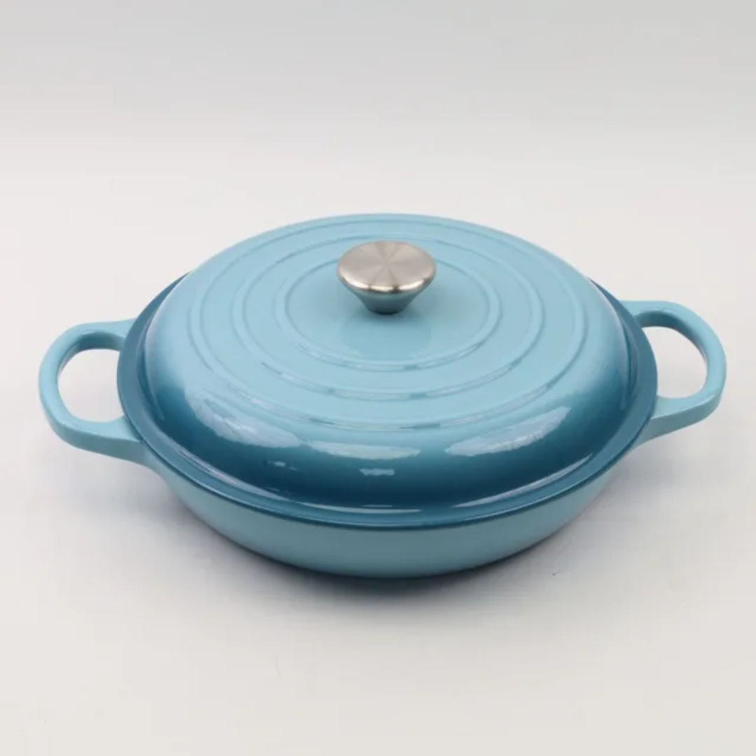 Enameled Cast Iron Dutch Oven Casserole with Lid