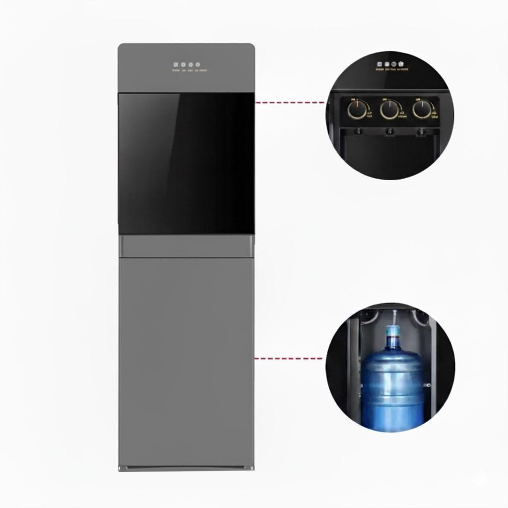 Kopper-Dispenser  Hot & Cold Water High-Quality Cooling and Heating System (Black or Grey)