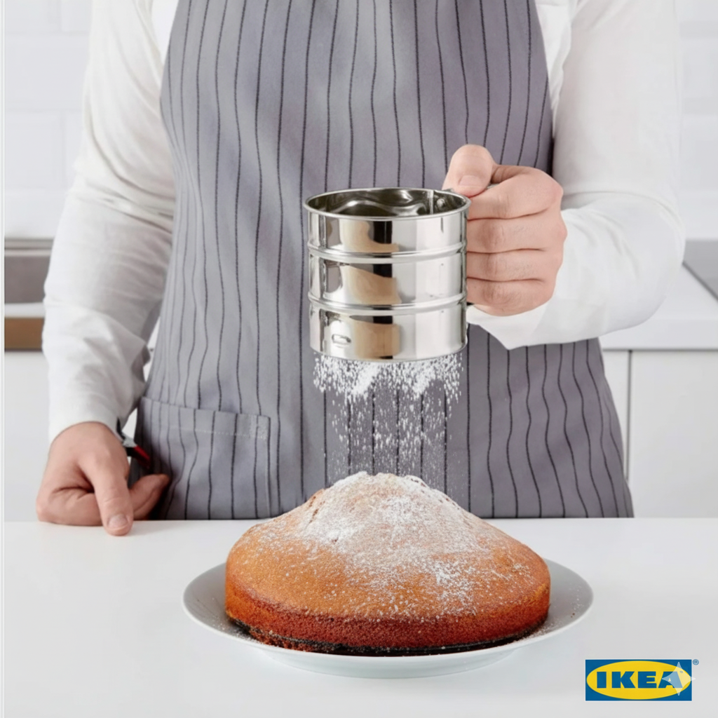 IDEALISK Flour Sifter – Stainless Steel From IKEA