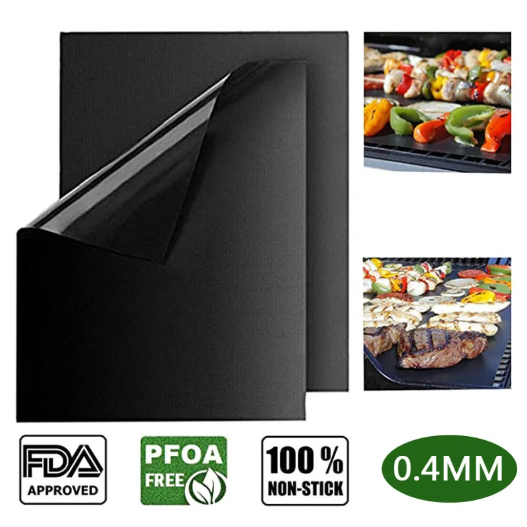 Non-Stick BBQ Grill Mats (Pack of 2 pieces