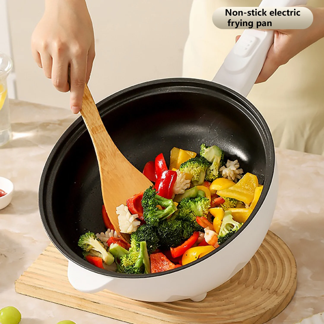 The Ultimate All-in-One Compact Cooker-Multi-Functional Mini Electric Hot Pot & Steamer