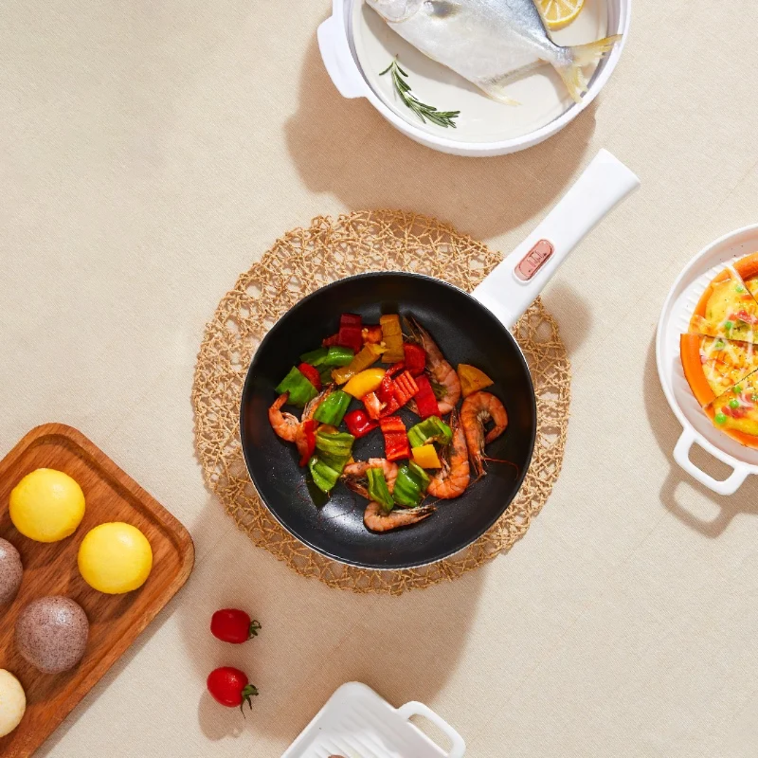 The Ultimate All-in-One Compact Cooker-Multi-Functional Mini Electric Hot Pot & Steamer