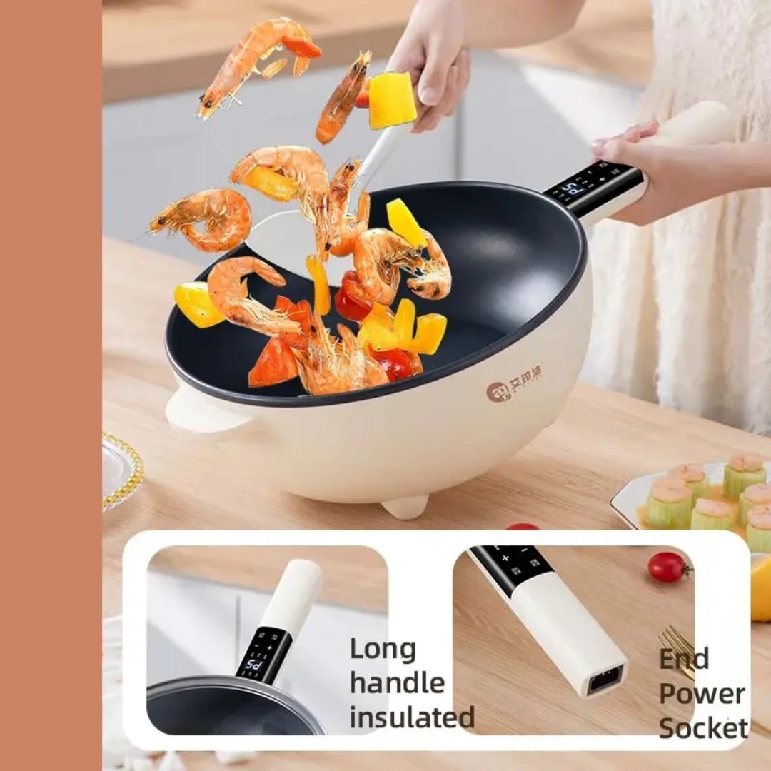 The Ultimate All-in-One Compact Cooker-Multi-Functional Mini Electric Hot Pot & Steamer