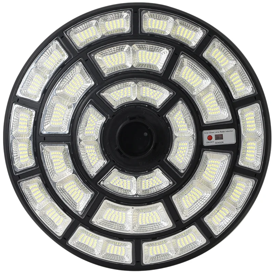 🌞 Solar UFO LED Street & Garden Light – Motion Sensor + Remote Control + 3M or 4M Pole