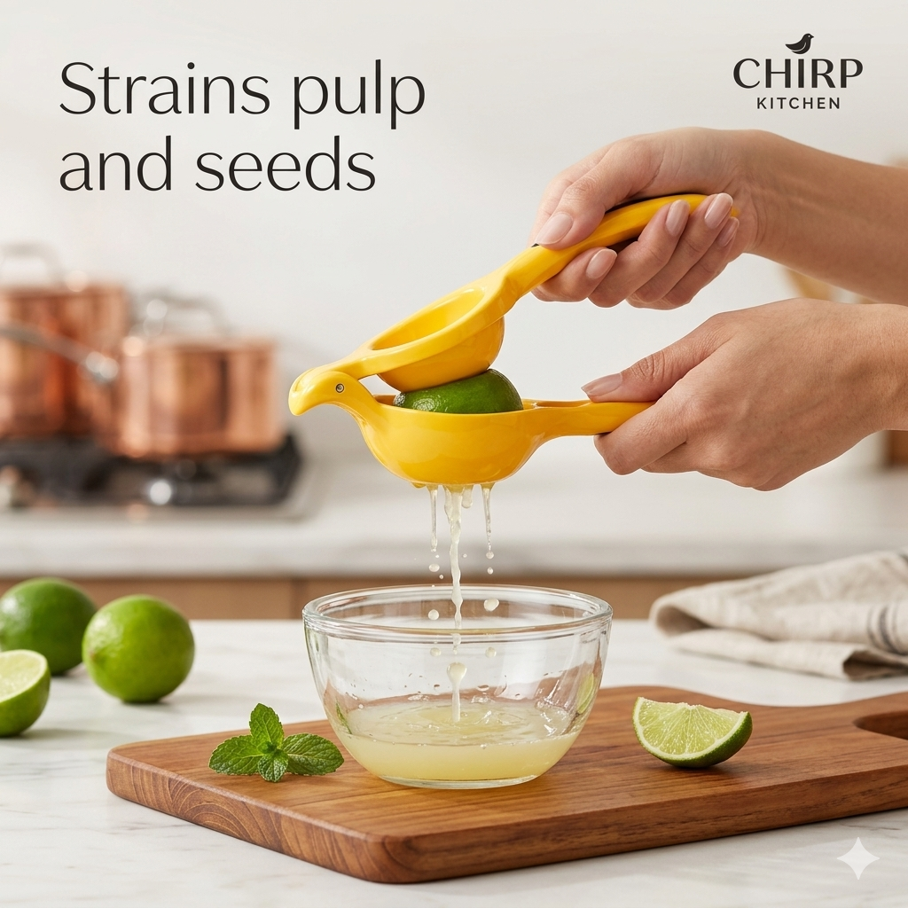 Lemon Squeezer Heavy Duty Aluminum Alloy Manual with Comfort Grip Handle