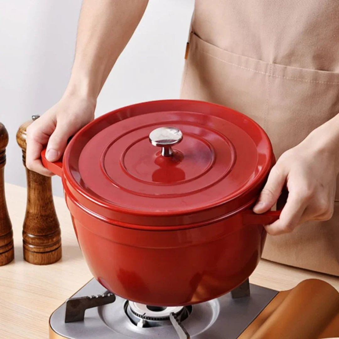 Enamel Cast Iron Pot – Cook with Love, Serve with Style , Welcome Home LB