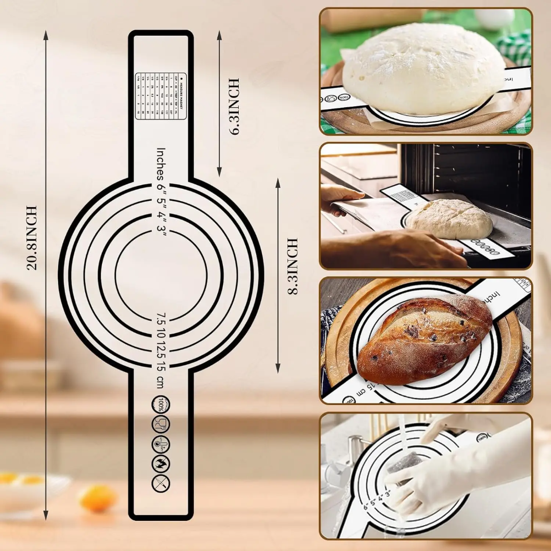 Premium 19-Piece Bread Making Tools and Supplies Kit – Sourdough Starter Glass Jar, Woven Proofing Basket with Liner, and Baking Accessories