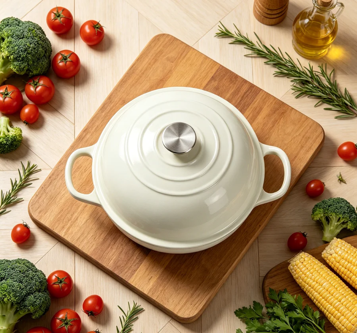 Premium Cast Iron Bread Oven | The Ultimate Sourdough Dutch Oven 26cm