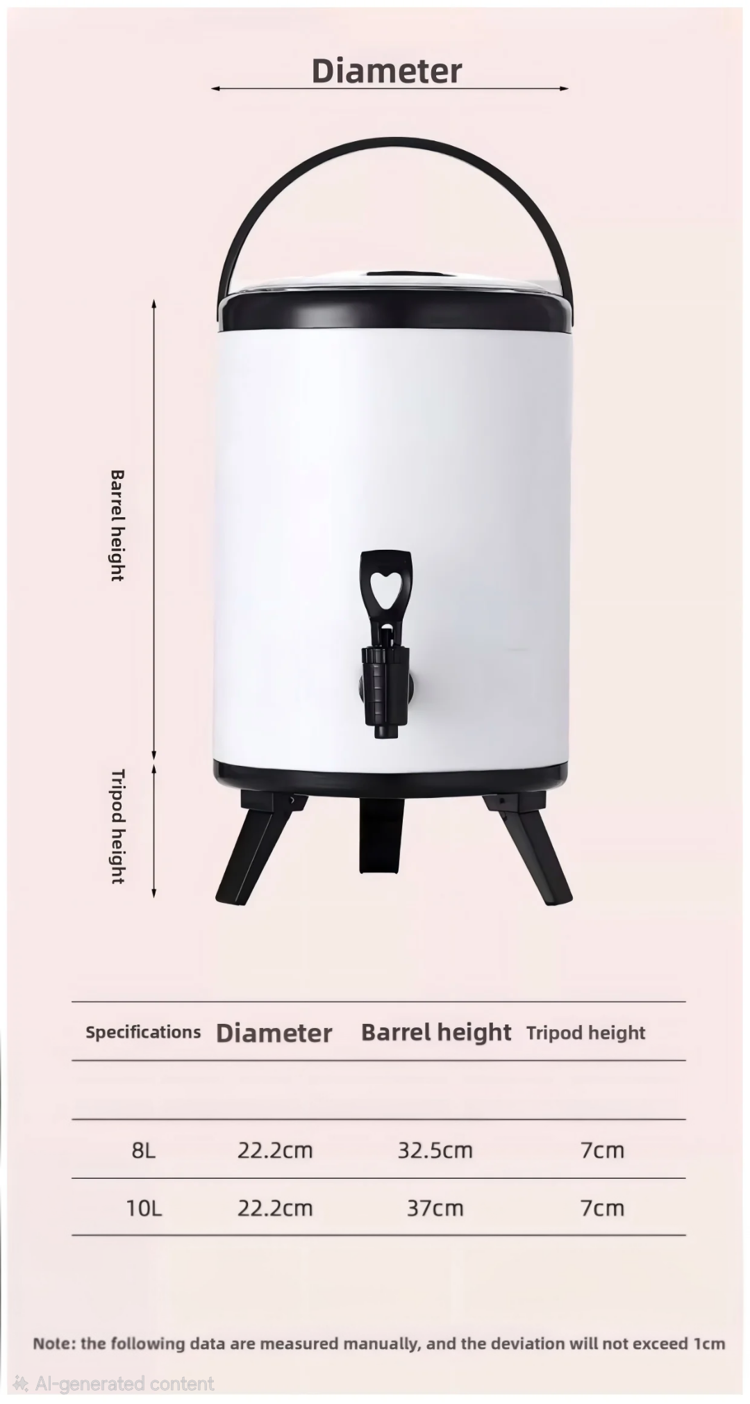 Premium Stainless Steel Insulated Beverage Dispenser (8L & 10L)