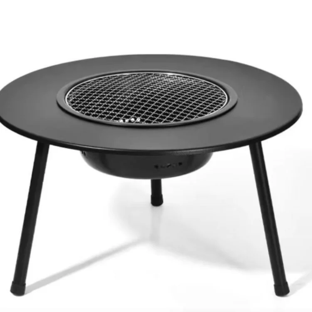 OmniGrill Multi-Functional 6-in-1 BBQ, Charcoal Grill, and Tea Table Set 65CM | 42CM