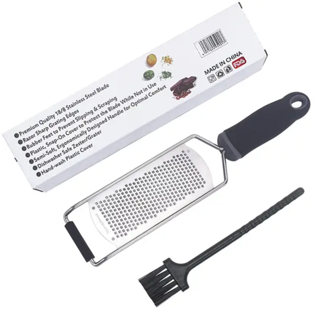 Stainless Steel Citrus Zester & Cheese Grater Set | Premium Quality