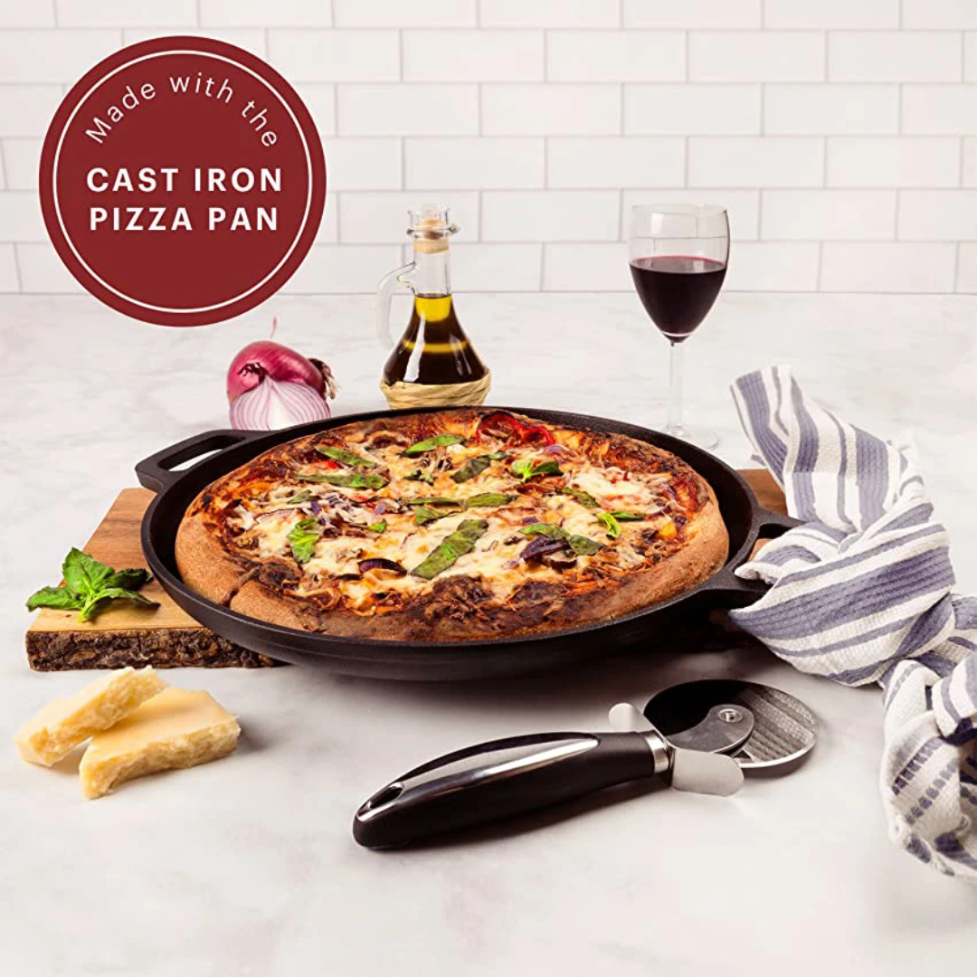 Iron Clad Culinary Artisan 33 x 4.5 cm Dual-Handle Cast Iron Skillet