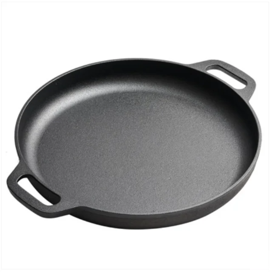 Iron Clad Culinary Artisan 33 x 4.5 cm Dual-Handle Cast Iron Skillet