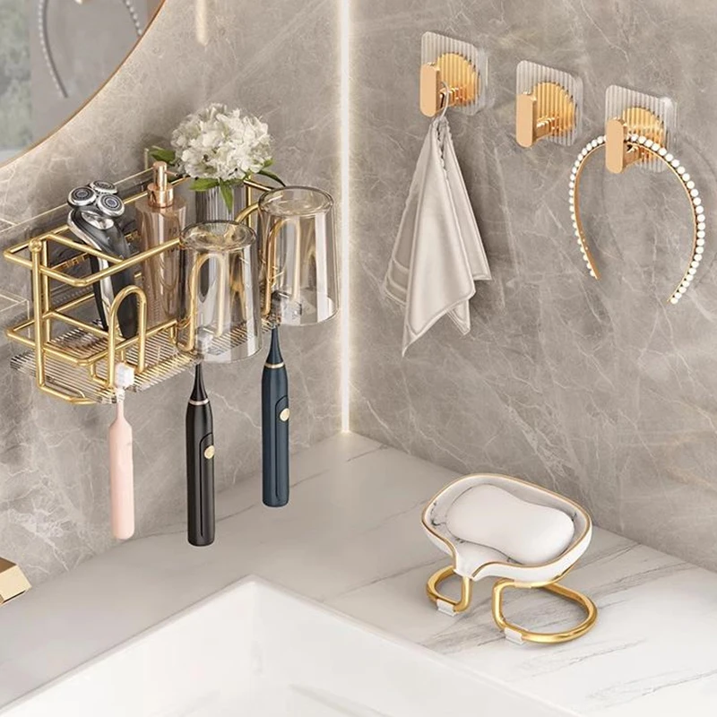 5.3cm Star-Shaped Transparent Wall Hooks – No Drilling, No Damage