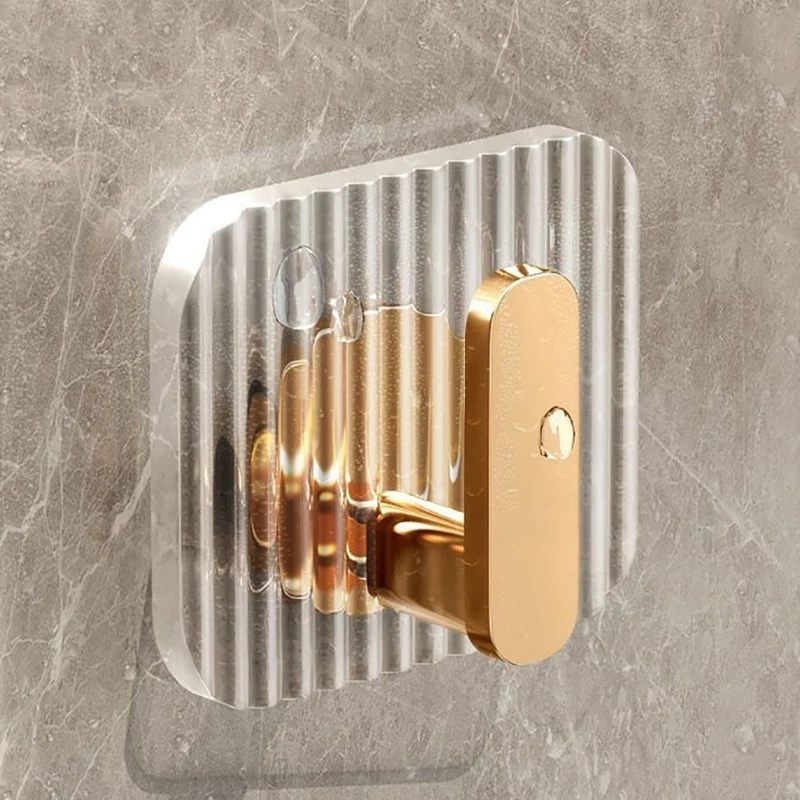 5.3cm Star-Shaped Transparent Wall Hooks – No Drilling, No Damage