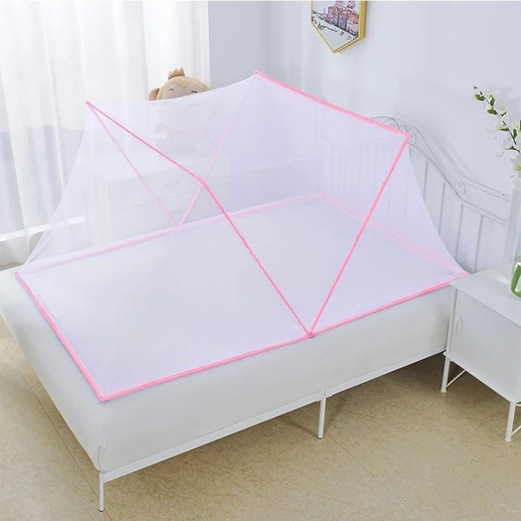 Foldable Portable Mosquito Net Canopy Tent for Bed (190 x 160 x 95 cm)