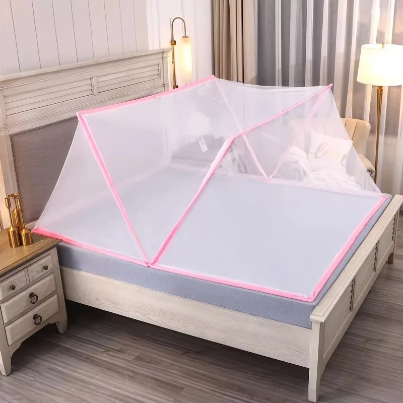 Foldable Portable Mosquito Net Canopy Tent for Bed (190 x 160 x 95 cm)