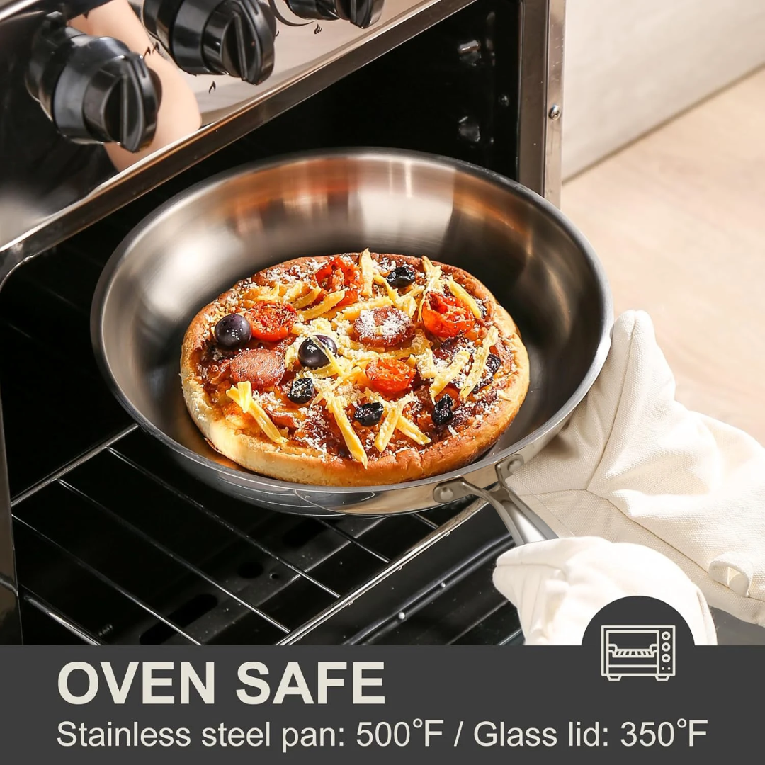 Premium 3-Ply Stainless Steel skillets